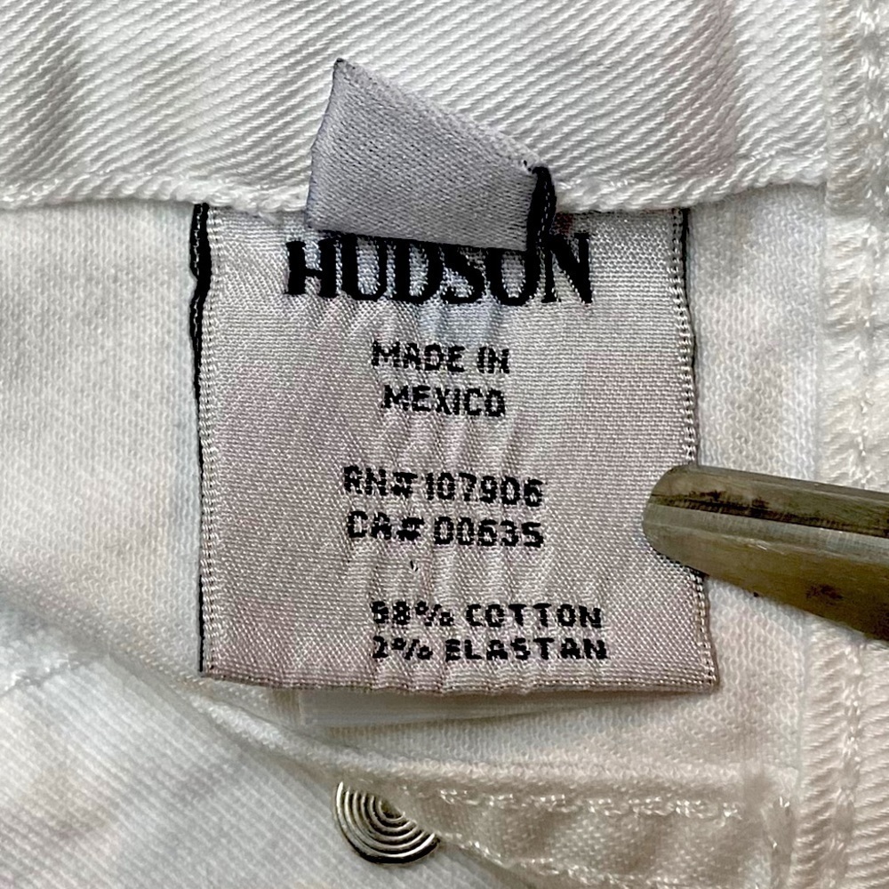 Hudson Signature White Jean Jacket - Picture 5 of 7